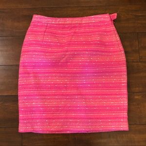 Lilly Pulitzer size 8 tweed skirt.